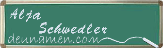 Alja Schwedler Visitenkarte